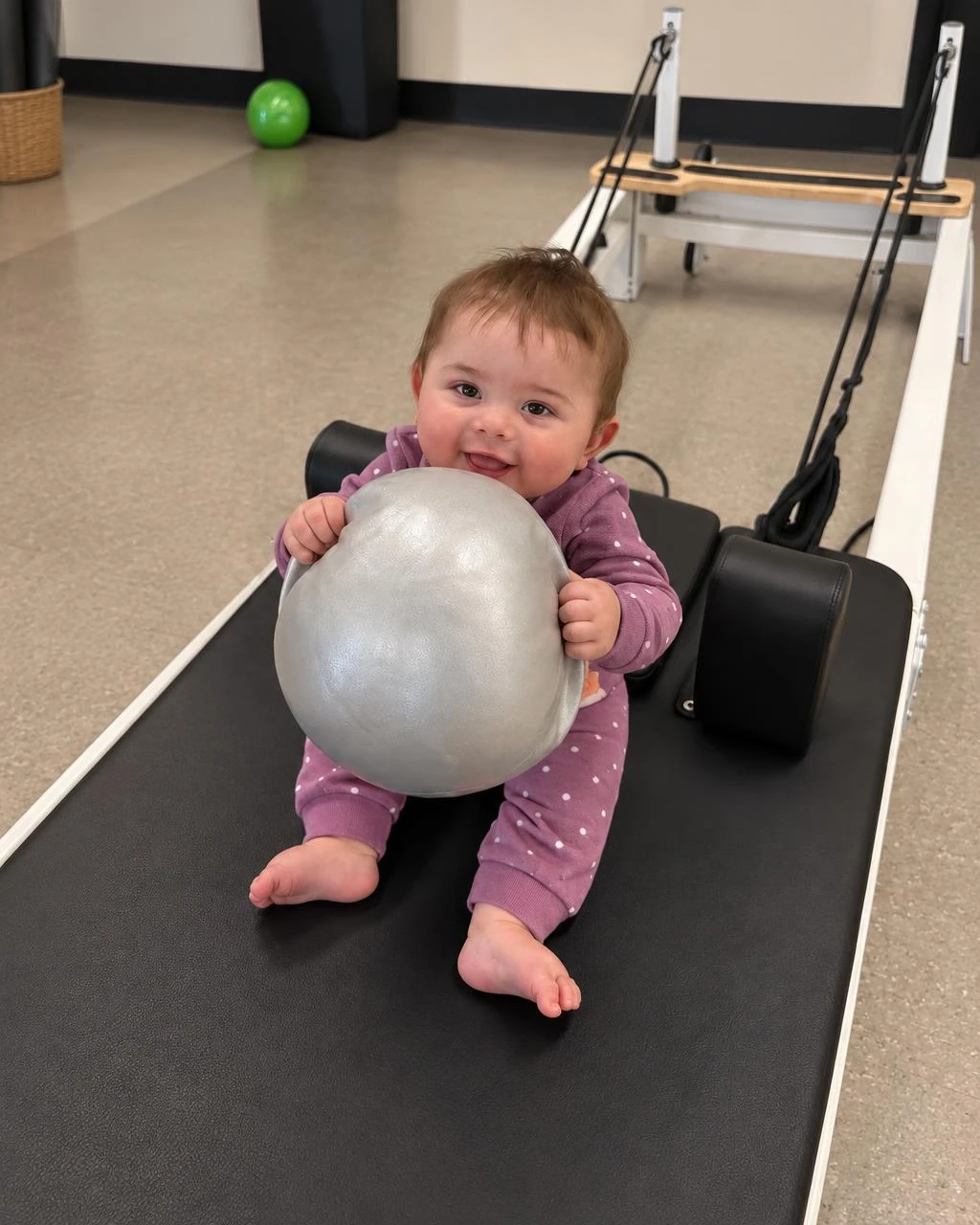 Mom and Baby pilates and movement exercise